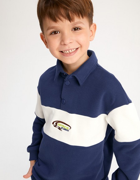 Свитшот-поло для мальчика