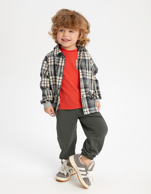 Рубашка в клетку для мальчика Рубашка в клетку для мальчика