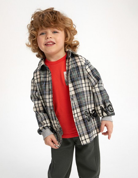 Рубашка в клетку для мальчика