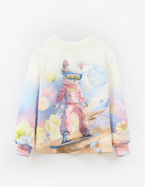 Дизайнерский свитшот для девочки Дизайнерский свитшот для девочки