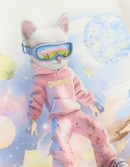 Дизайнерский свитшот для девочки Дизайнерский свитшот для девочки