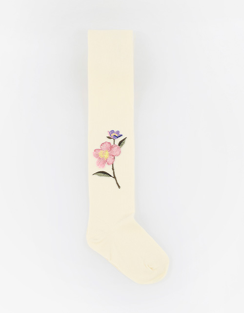 Колготки с вышивкой для девочки Колготки с вышивкой для девочки