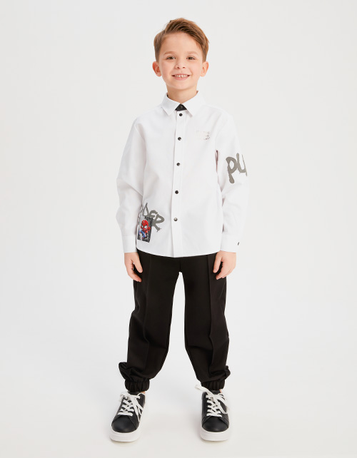 Чёрные брюки для мальчика