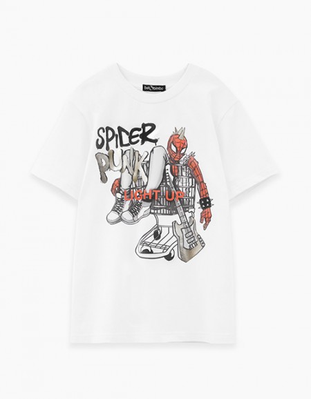 Белая футболка для мальчика Белая футболка для мальчика