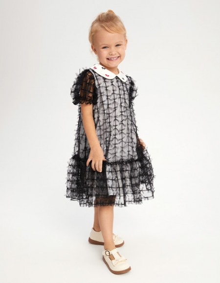 Чёрное платье для девочки