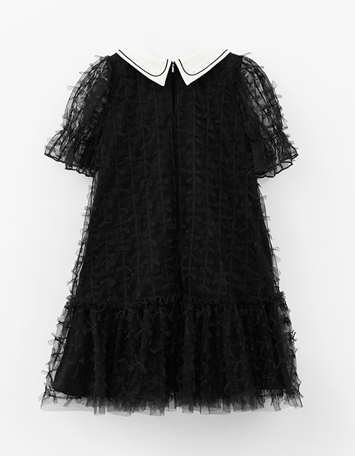 Чёрное платье для девочки Чёрное платье для девочки