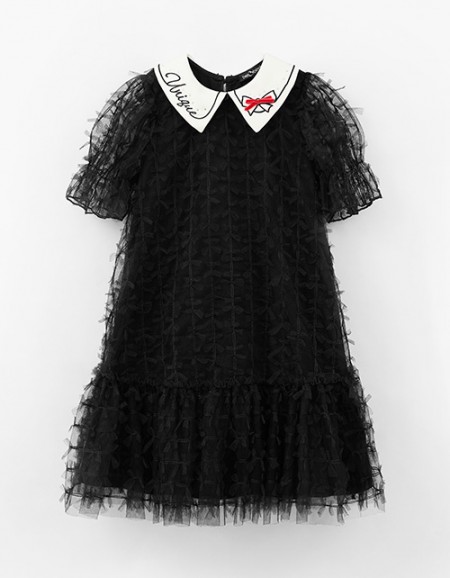 Чёрное платье для девочки