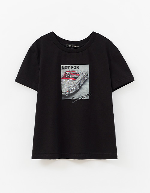 Чёрная футболка для девочки Чёрная футболка для девочки