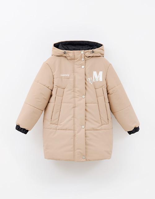 Зимняя двухсторонняя куртка для девочки