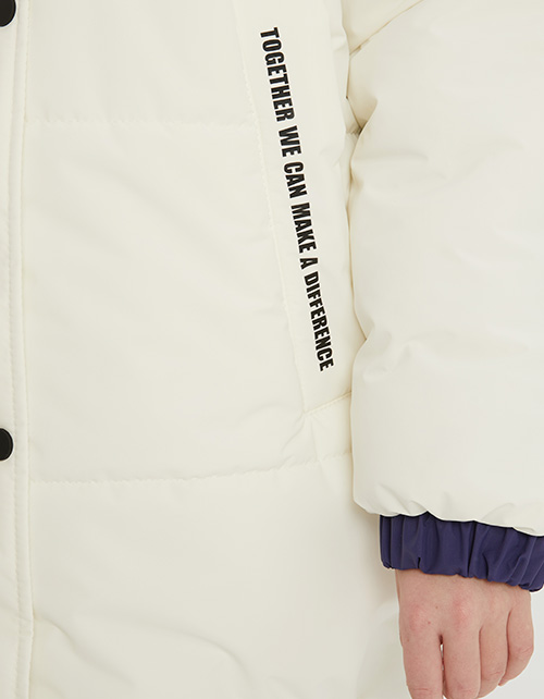 Зимняя двухсторонняя куртка для девочки