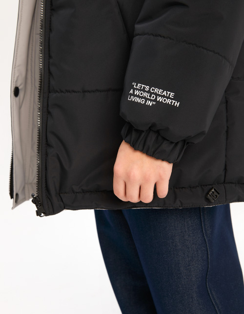 Зимняя двухсторонняя куртка для мальчика