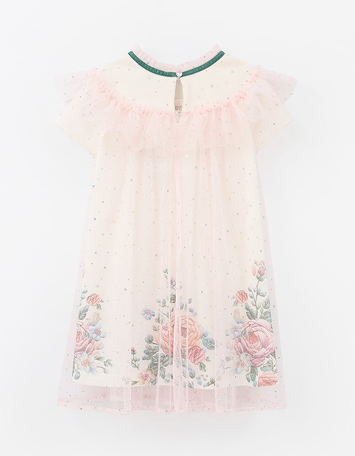 Элегантное платье с пайетками для девочки