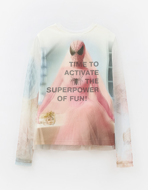 Лонг из сетки для девочки