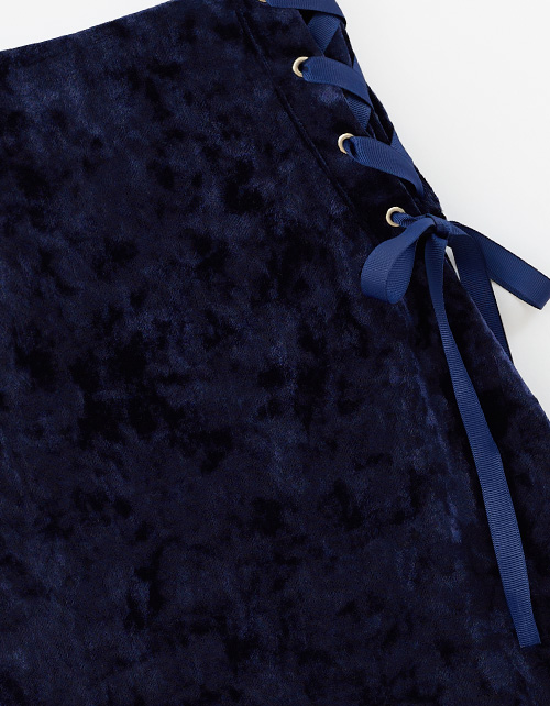 Бархатная юбка для девочки