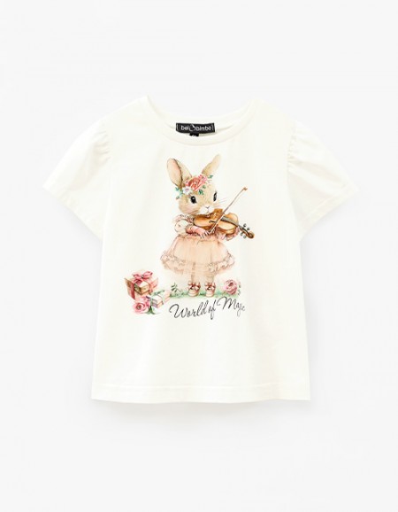 Нарядная футболка для девочки