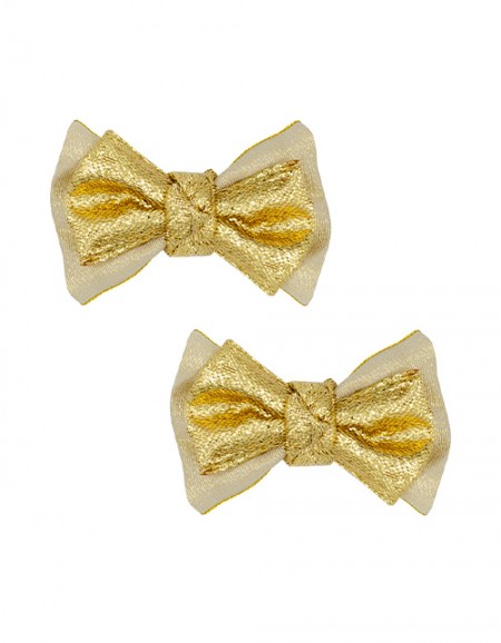 Набор из двух золотых заколок