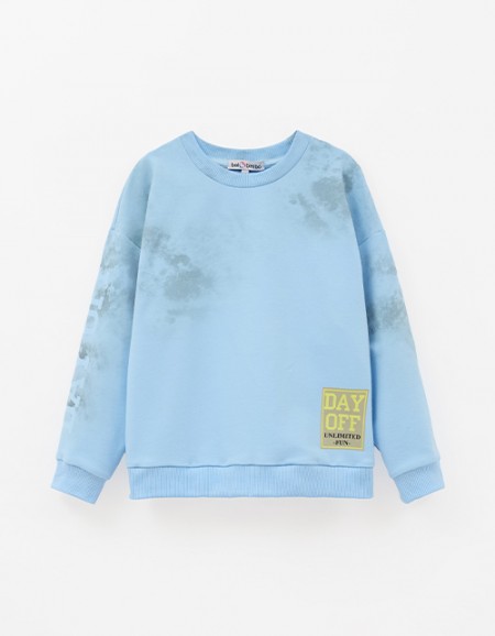 Свитшот с браш-эффектом для мальчика Свитшот с браш-эффектом для мальчика