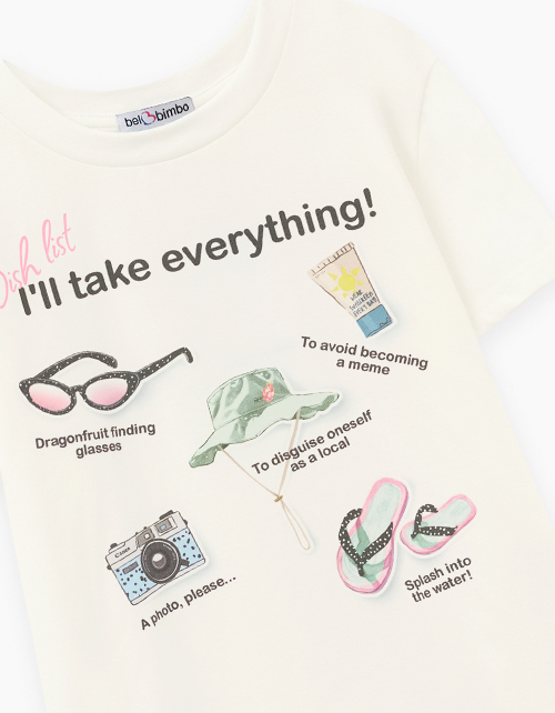 Дизайнерская футболка для девочки