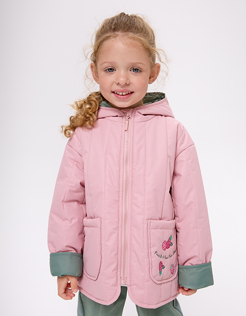 Весенняя стёганая куртка для девочки