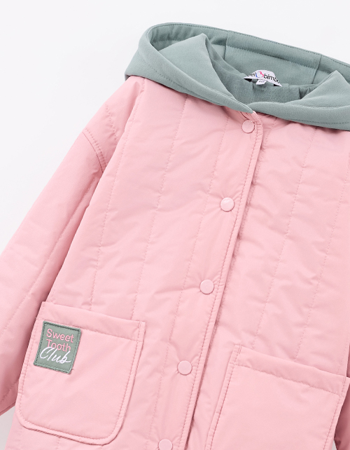 Весенняя стёганая куртка для девочки