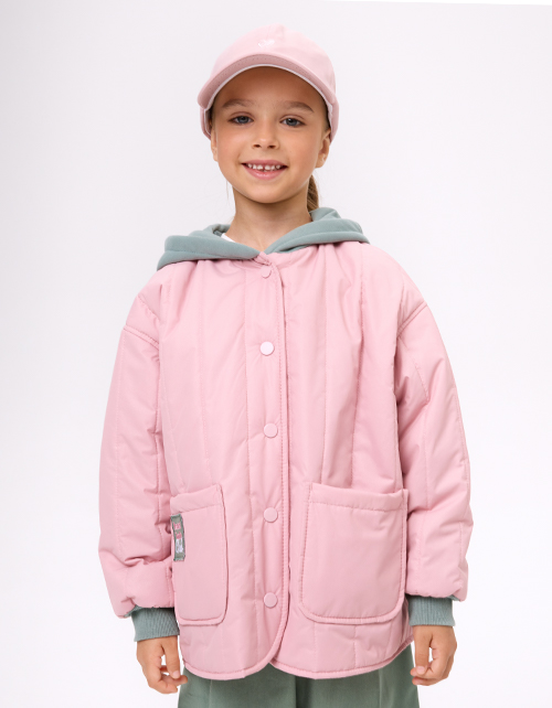 Весенняя стёганая куртка для девочки