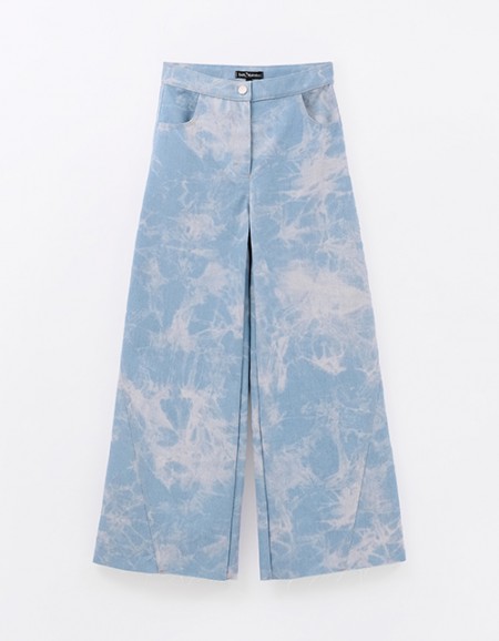 Брюки прямые широкие для девочки