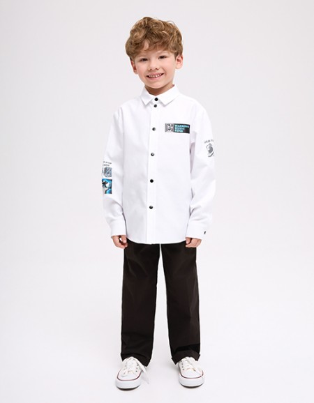 Чёрные брюки для мальчика