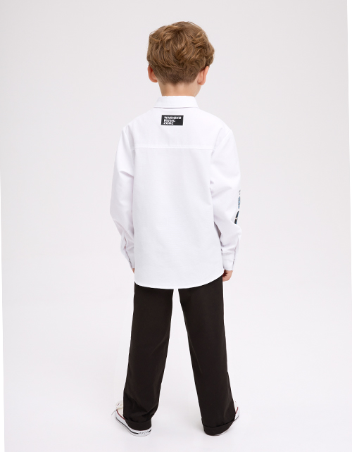 Белая рубашка для мальчика