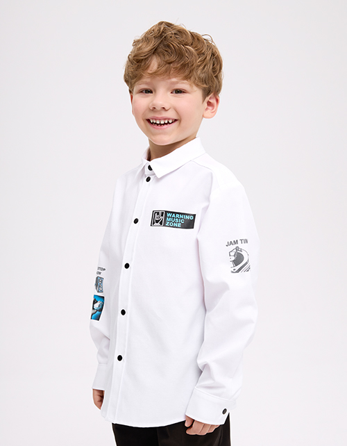 Белая рубашка для мальчика