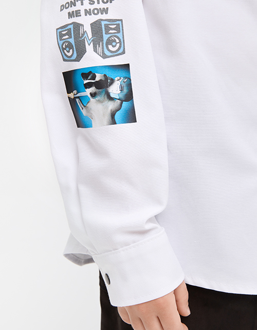 Белая рубашка для мальчика