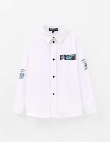 Белая рубашка для мальчика