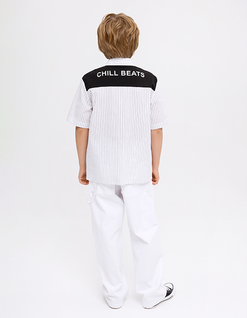 Белые брюки для мальчика