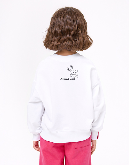 Белый свитшот для девочки