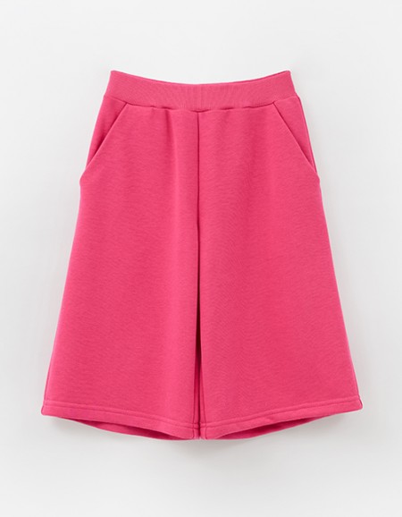 Яркие бермуды в оттенке фуксии для девочки