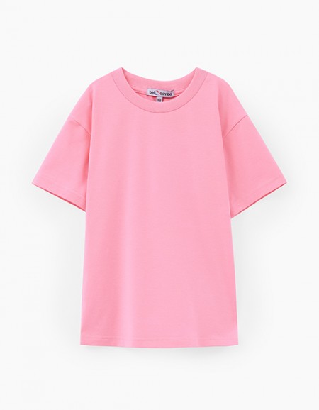 Розовая футболка