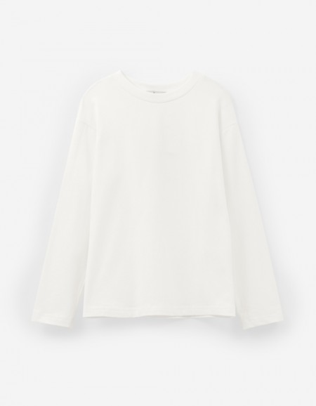 Молочный лонгслив