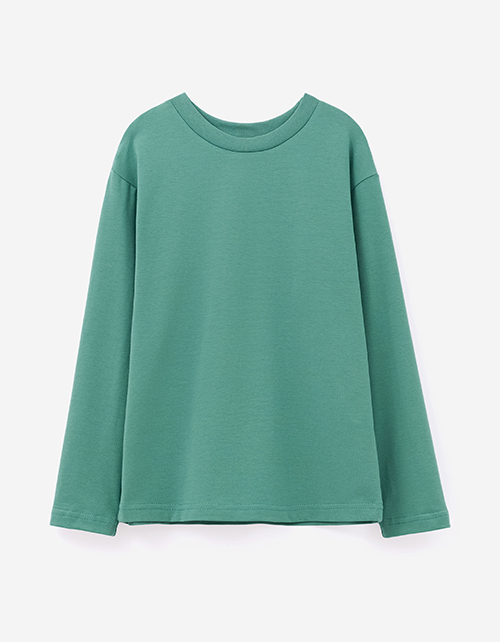 Тёмно-зелёный лонгслив Тёмно-зелёный лонгслив