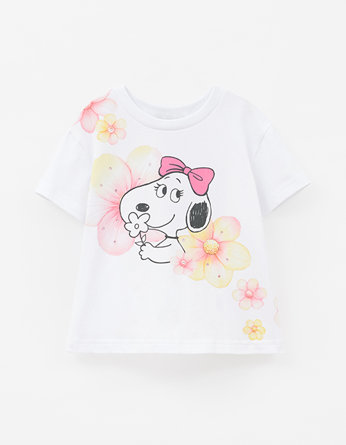 Белая футболка для девочки