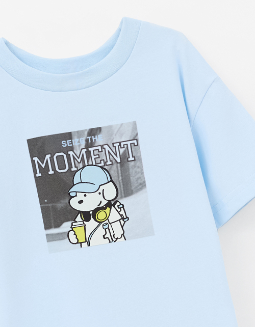 Голубая футболка для мальчика Голубая футболка для мальчика