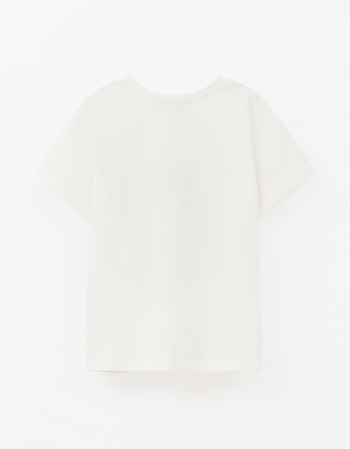 Молочная футболка для мальчика