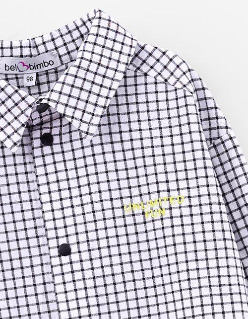 Рубашка в клетку для мальчика
