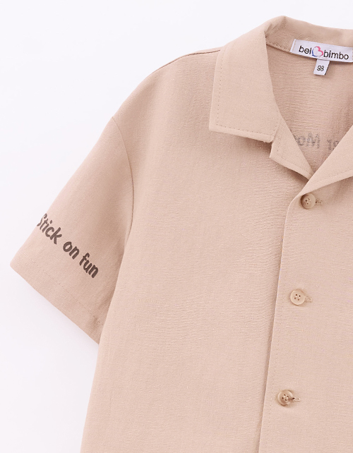 Льняная рубашка для мальчика