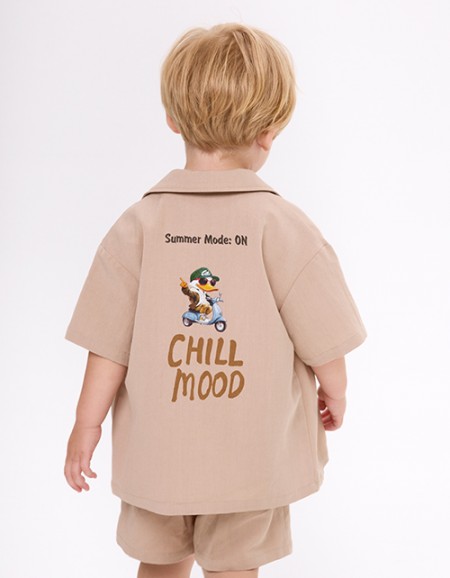 Льняная рубашка для мальчика