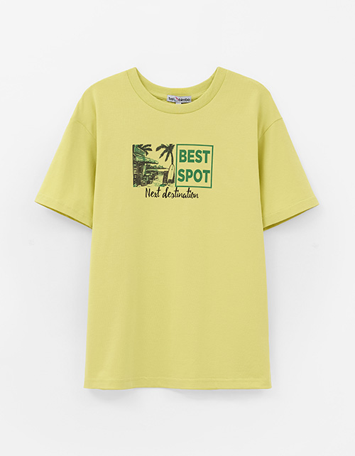 Фисташковая футболка для мальчика Фисташковая футболка для мальчика