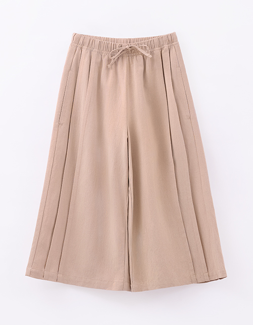 Льняные капри для девочки