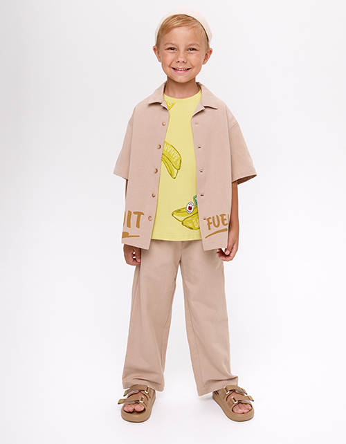 Льняная рубашка для мальчика Льняная рубашка для мальчика