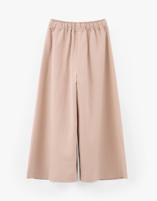 Льняные укороченные кюлоты для девочки