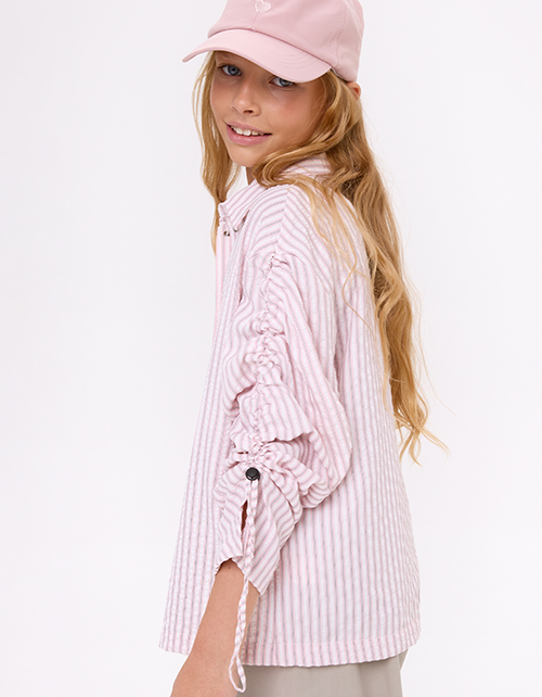 Рубашка в полоску для девочки Рубашка в полоску для девочки