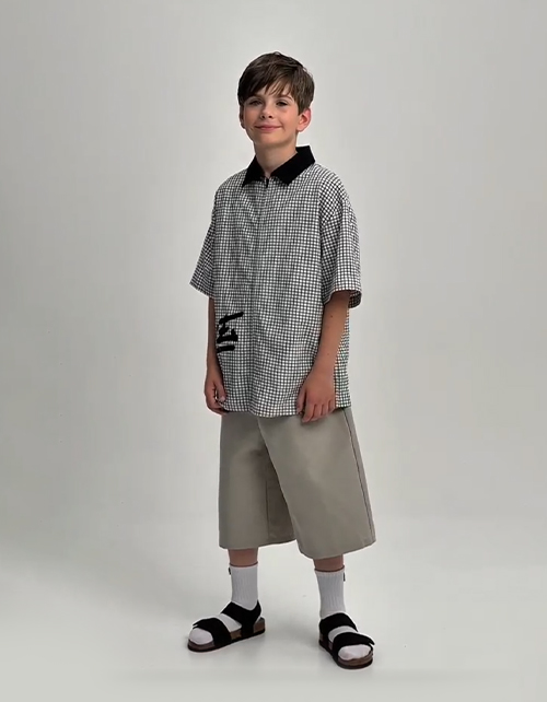 Рубашка с коротким рукавом для мальчика
