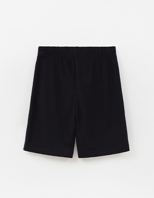 Чёрные шорты-бермуды для мальчика